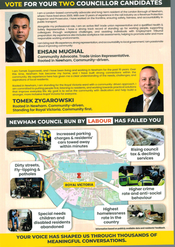 Thumbnail of leaflet from Mehmood Mirza