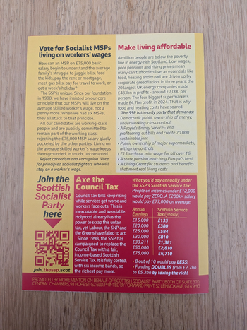 Thumbnail of leaflet from Colin Fox
