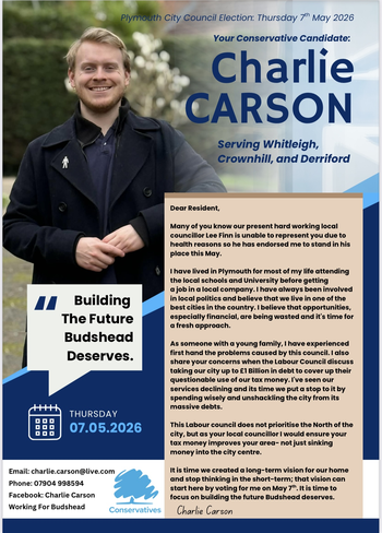 Thumbnail of leaflet from Charlie Carson