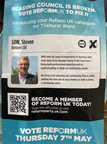 Thumbnail of leaflet from Steven David Low