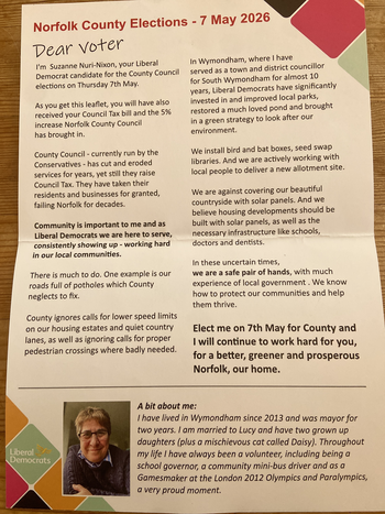 Thumbnail of leaflet from Suzanne Nuri-Nixon