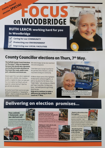 Thumbnail of leaflet from Ruth Leach