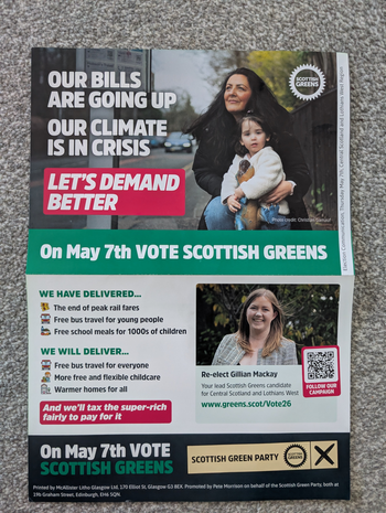 Thumbnail of leaflet from Gillian Audrey MacKay