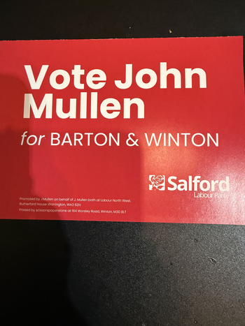 Thumbnail of leaflet from John Mullen