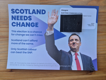 Thumbnail of leaflet from Anas Sarwar
