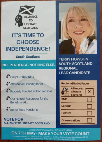 Thumbnail of leaflet from Terry Howson
