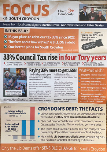 Thumbnail of leaflet from Andrew Green
