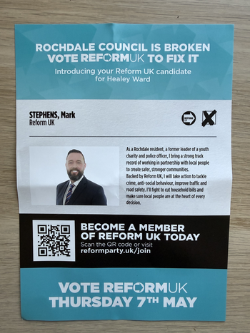 Thumbnail of leaflet from Mark Stephens