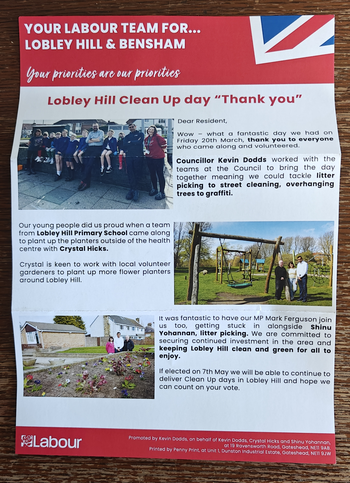 Thumbnail of leaflet from Crystal Hicks