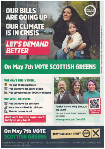Thumbnail of leaflet from Patrick Harvie