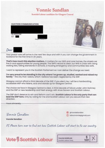Thumbnail of leaflet from Vonnie Sandlan