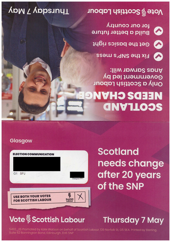 Thumbnail of leaflet from Anas Sarwar