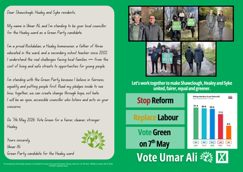 Thumbnail of leaflet from Umar Ali