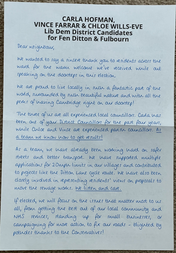 Thumbnail of leaflet from Carla Hofman