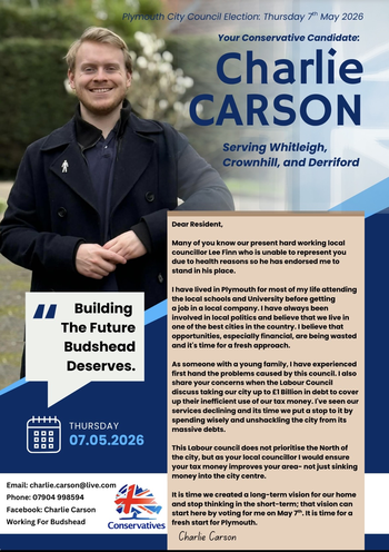 Thumbnail of leaflet from Charlie Carson