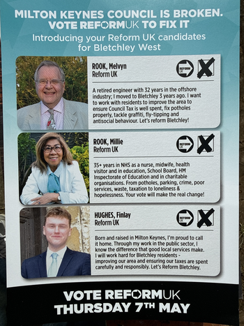 Thumbnail of leaflet from Melvyn Rook