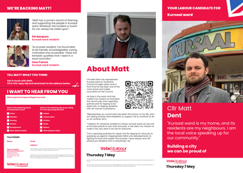 Thumbnail of leaflet from Matt Dent
