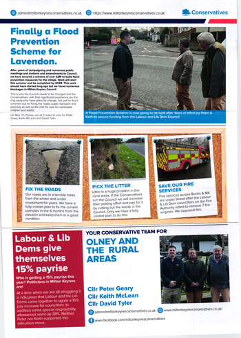 Thumbnail of leaflet from Keith McLean