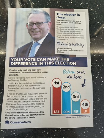 Thumbnail of leaflet from Michael William Winstanley