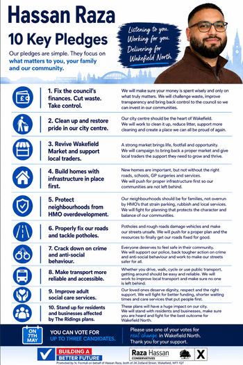 Thumbnail of leaflet from Hassan Raza