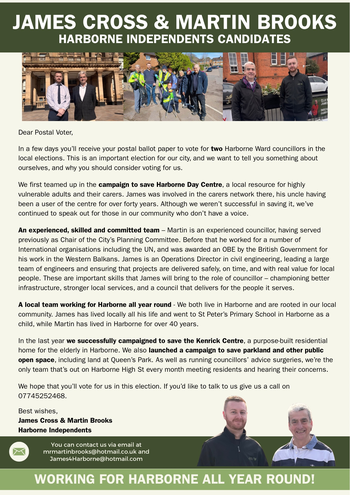 Thumbnail of leaflet from James Peter Cross
