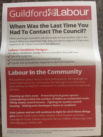 Thumbnail of leaflet from Anne Catherine Rouse