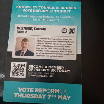 Thumbnail of leaflet from Cameron McClymont