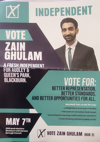 Thumbnail of leaflet from Zain Ghulam