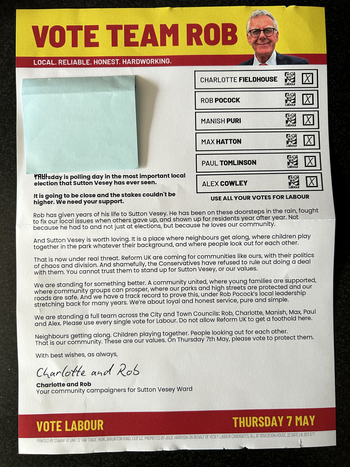 Thumbnail of leaflet from Charlotte Julia Fieldhouse
