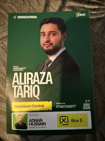 Thumbnail of leaflet from Aliraza Tariq