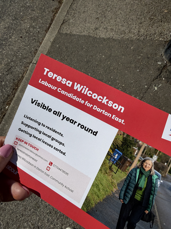 Thumbnail of leaflet from Teresa Wilcockson