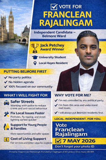 Thumbnail of leaflet from Franclean Rajalingam