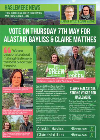 Thumbnail of leaflet from Claire-Louise Matthes