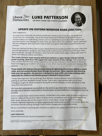 Thumbnail of leaflet from Luke Patterson