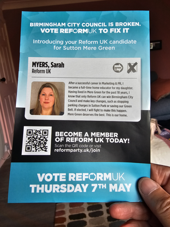 Thumbnail of leaflet from Sarah Elizabeth Myers