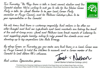Thumbnail of leaflet from Nathan Goldup-John