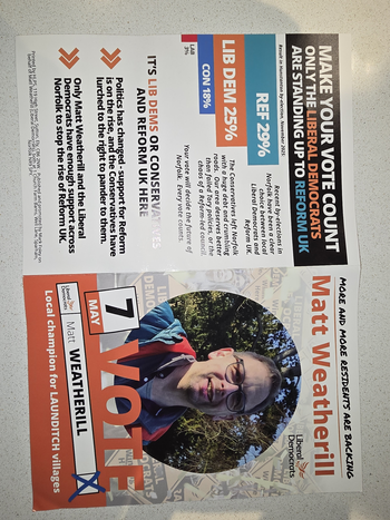 Thumbnail of leaflet from Matt Weatherill