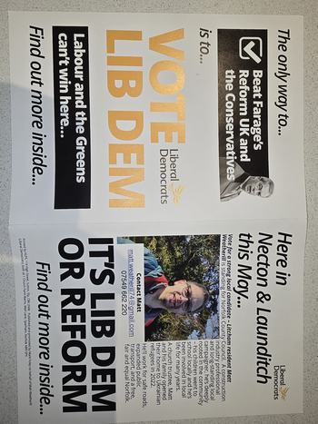 Thumbnail of leaflet from Matt Weatherill