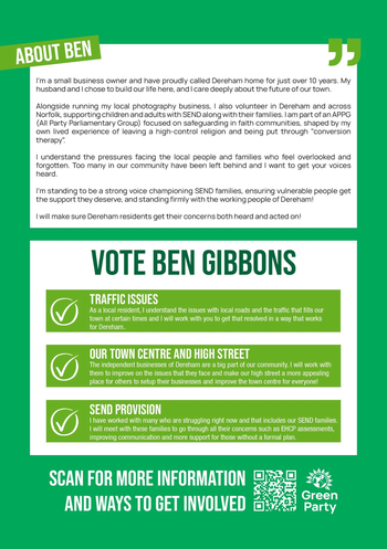 Thumbnail of leaflet from Benjamin Gibbons