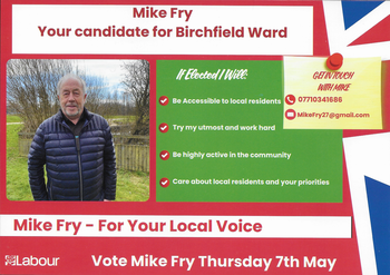 Thumbnail of leaflet from Mike Fry