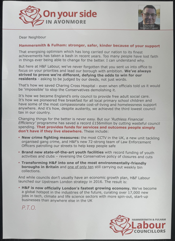 Thumbnail of leaflet from Laura Janes
