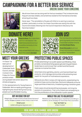 Thumbnail of leaflet from Kieran Luke Turner