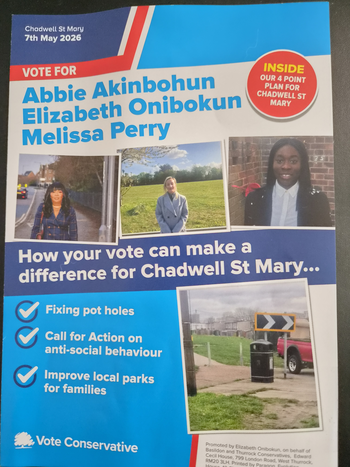 Thumbnail of leaflet from Melissa Perry