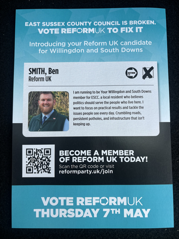 Thumbnail of leaflet from Ben Smith