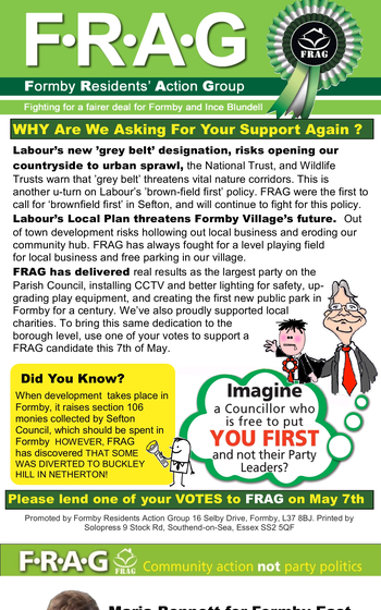 Thumbnail of leaflet from Maria Bennett
