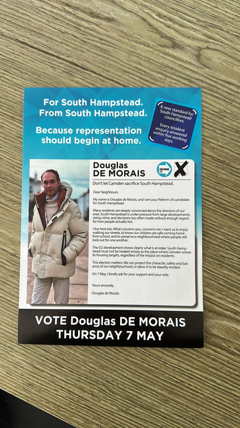 Thumbnail of leaflet from Douglas de Morais