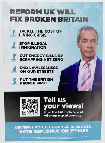 Thumbnail of leaflet from Ian William Derek Bishop