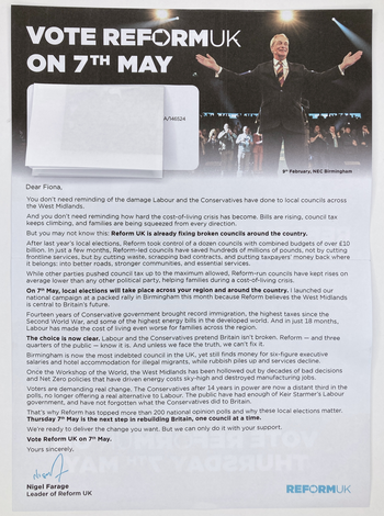 Thumbnail of leaflet from Ian William Derek Bishop