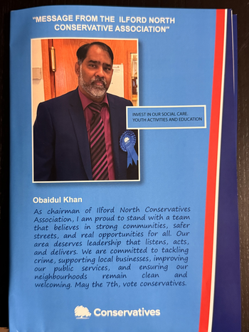 Thumbnail of leaflet from Obaidul Khan