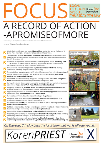 Thumbnail of leaflet from Karen Louise Priest